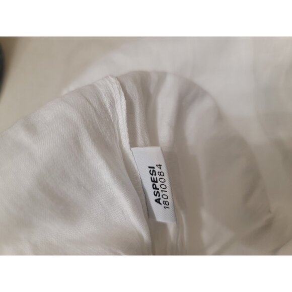 ASPESI Women’s White Linen Shirt Size 44 - Picture 6 of 7
